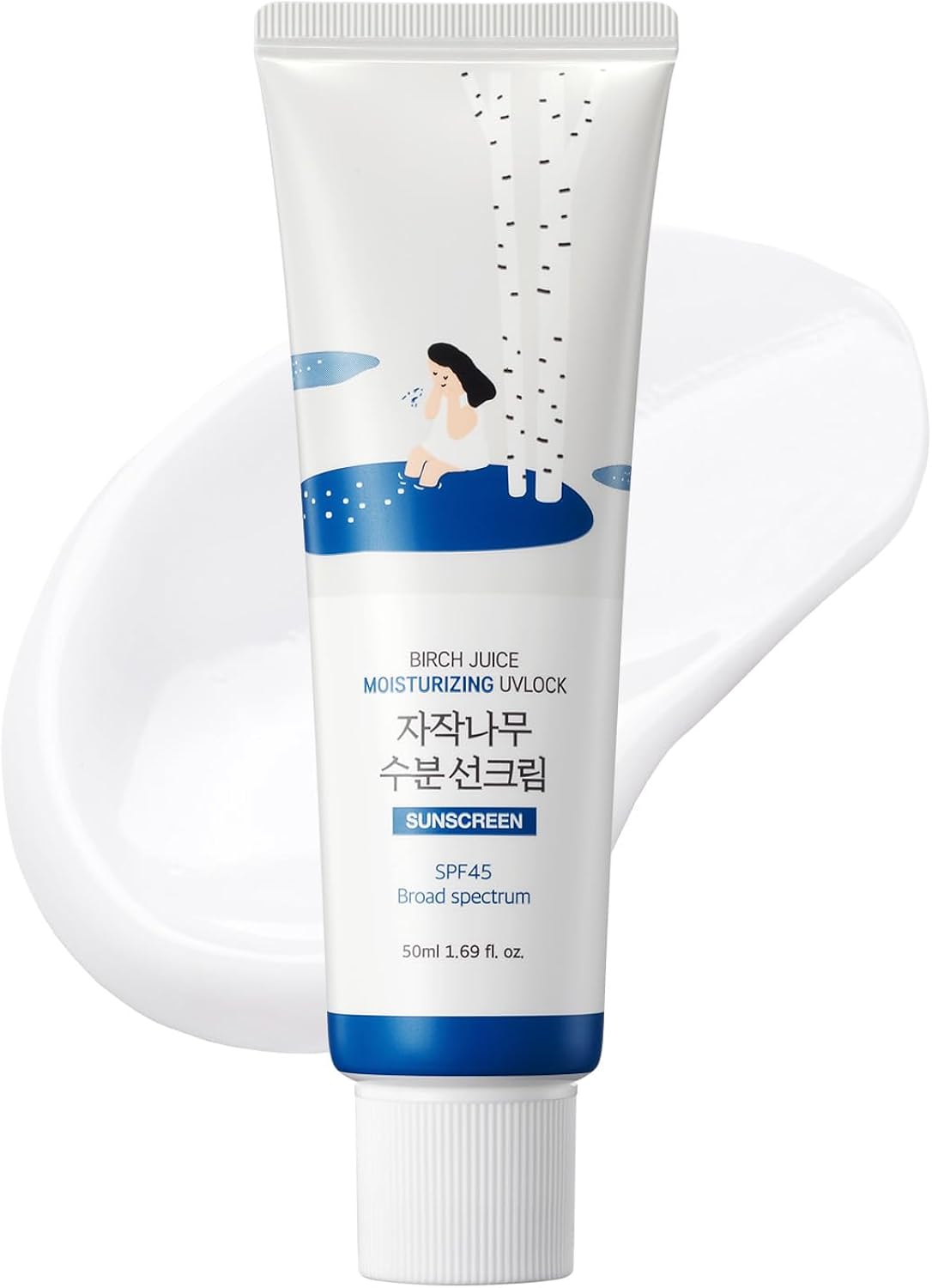 Round Lab Birch Juice Moisturizing Sunscreen, a no-white-cast Korean SPF
