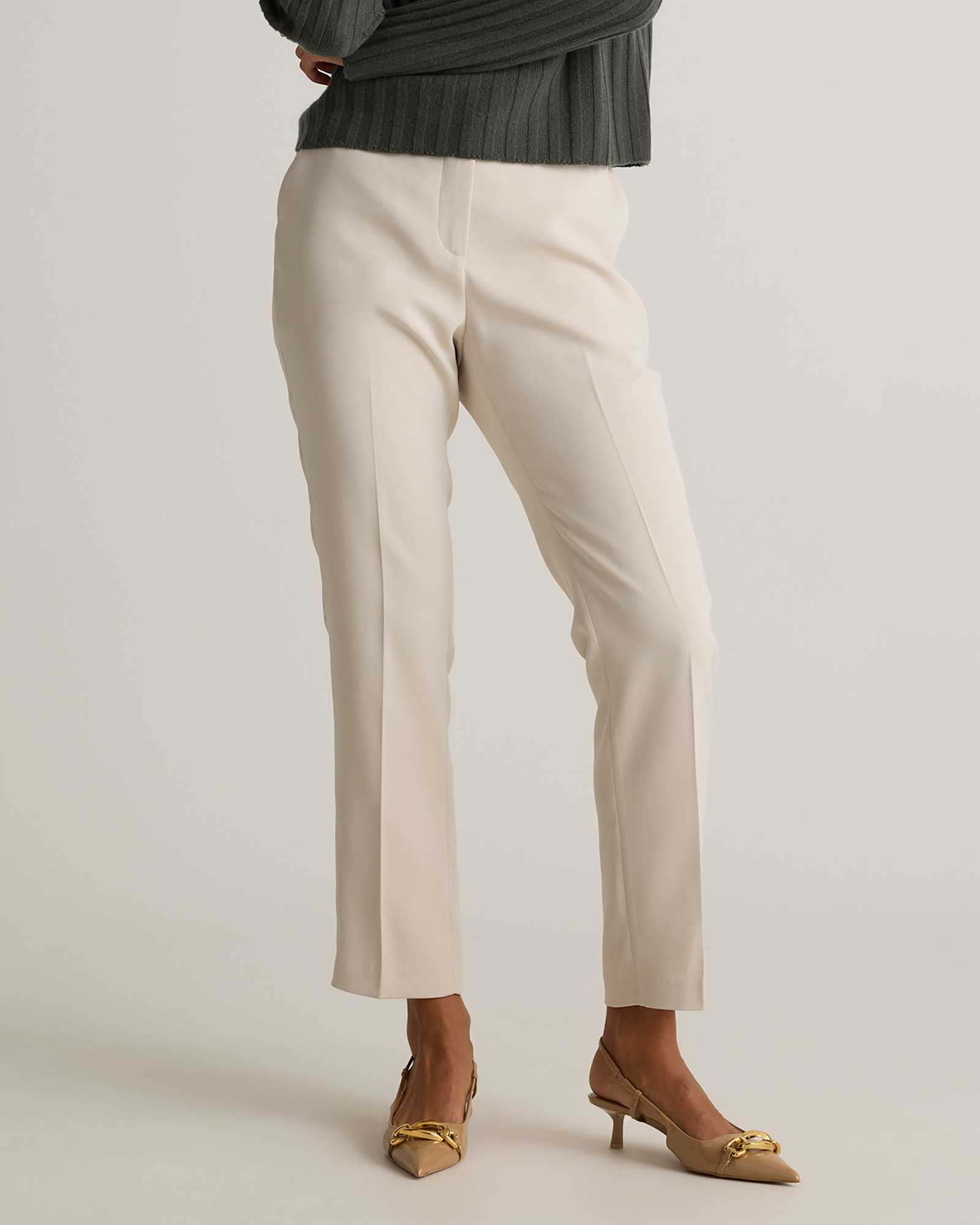 Tailored cropped capri pants under $100 for new moms 2026