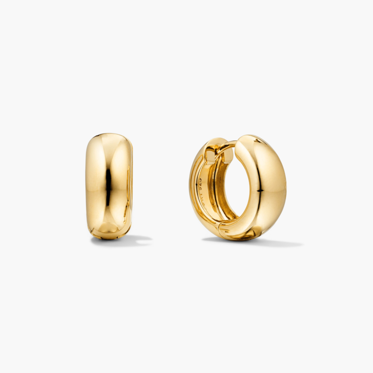 Chunky gold hoop earrings for Fall 2026 under $200