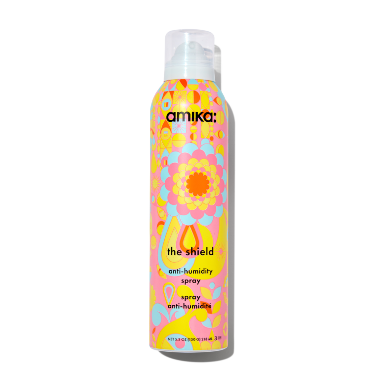 amika The Shield anti-humidity spray, one of the best anti-frizz sprays under $35
