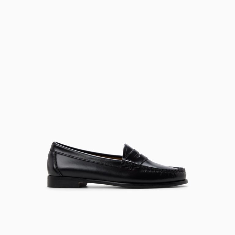 G.H. Bass Whitney Weejuns black leather penny loafer