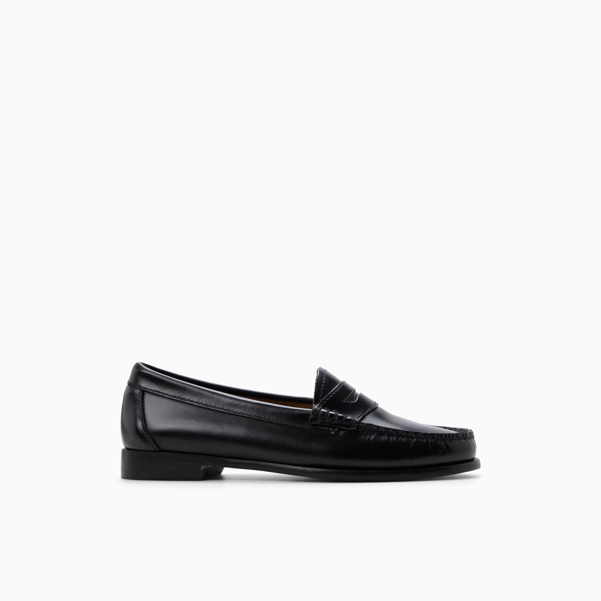 G.H. Bass Whitney Weejuns black leather penny loafer