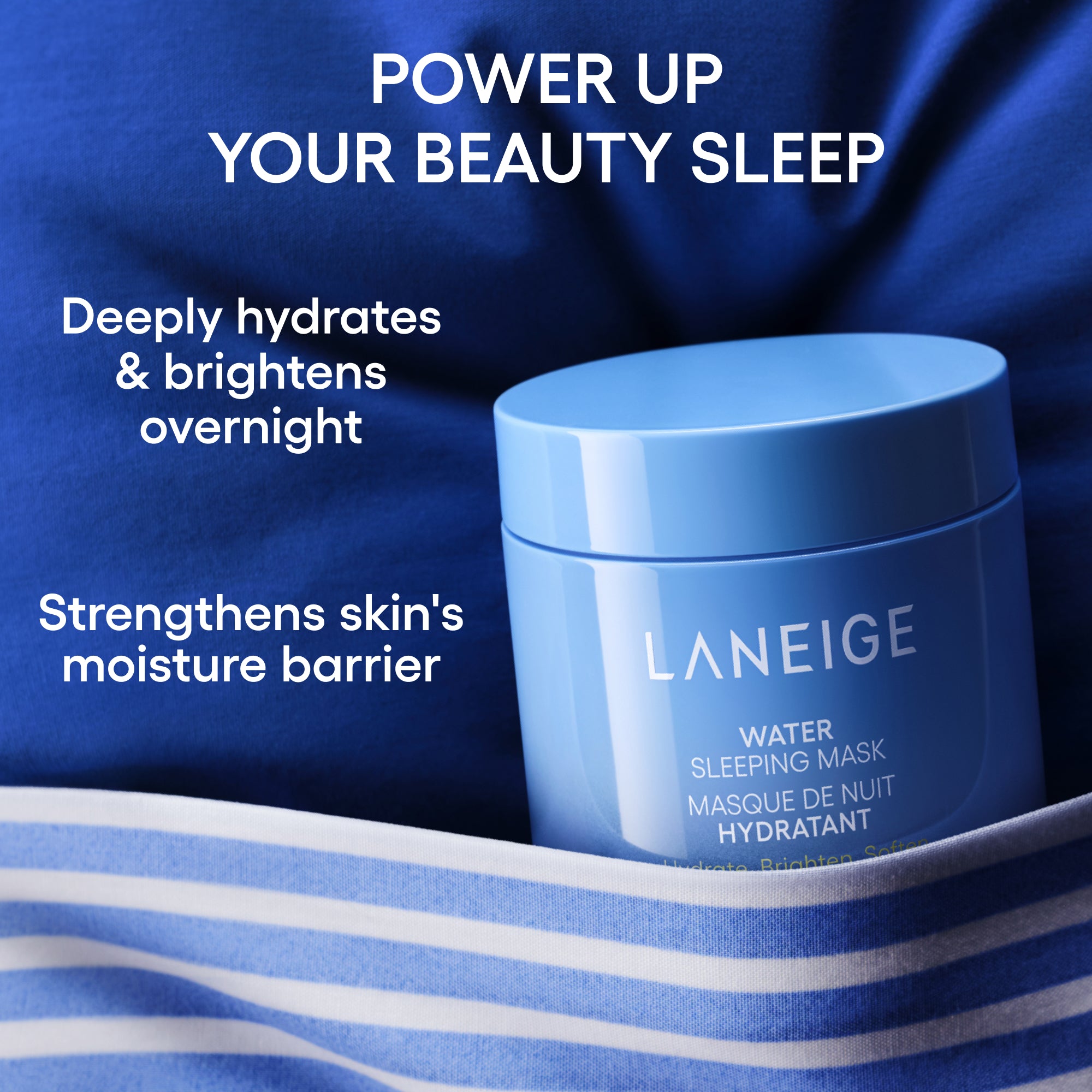 Overnight hydrating sleeping masks under $40 for new moms, Laneige hero