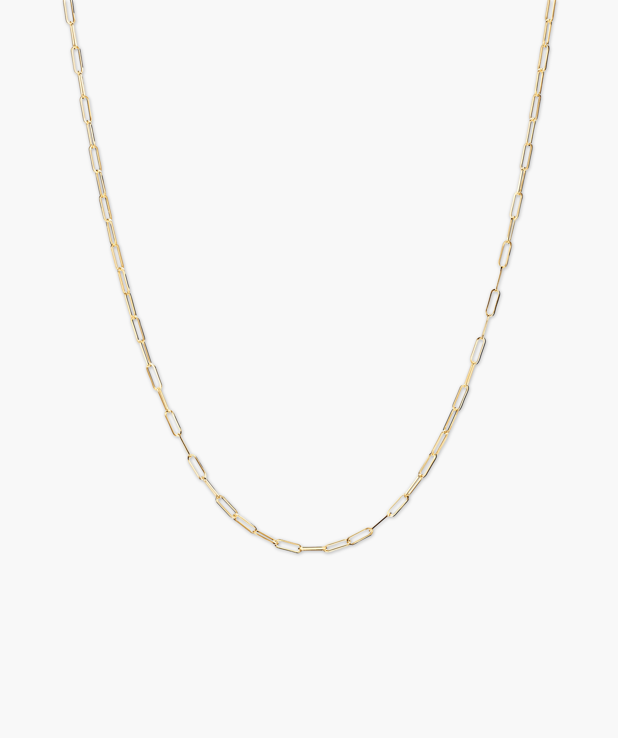 Mejuri Boyfriend Bold flat curb-link 10k gold necklace